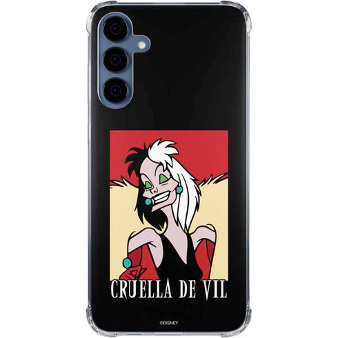 Disney Villains Cruella de Vil Galaxy A35 5G Clear Case